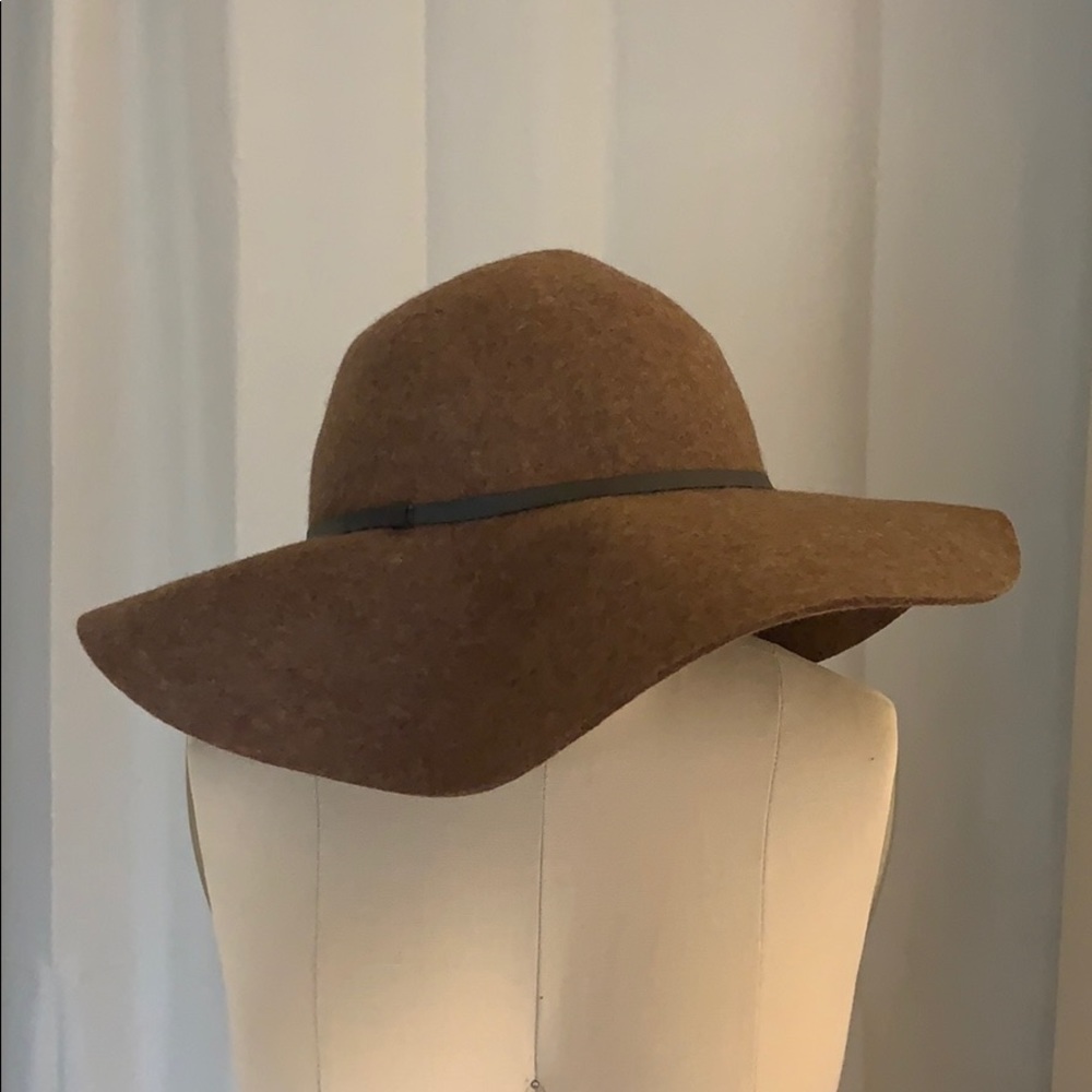 Floppy Wool Brown Hat